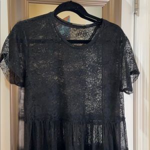 Zara basic lace dress